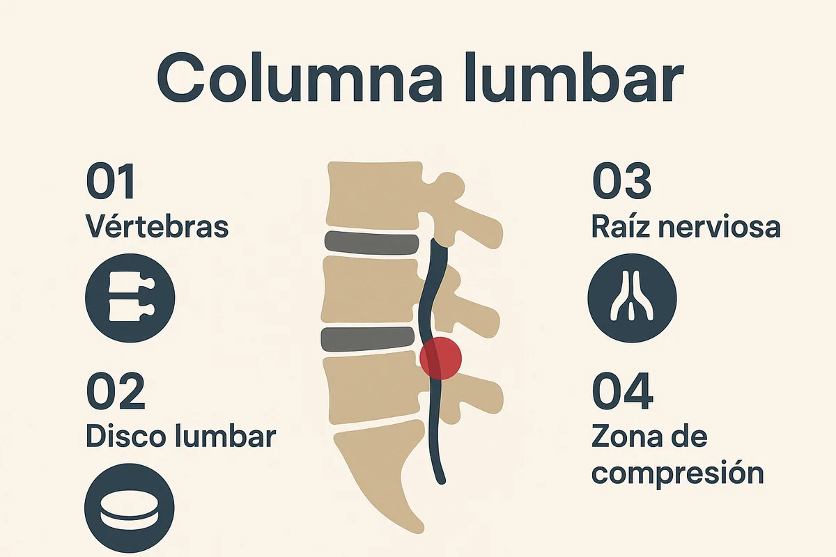 01 anatomica de la columna lumbar senalando vertebras